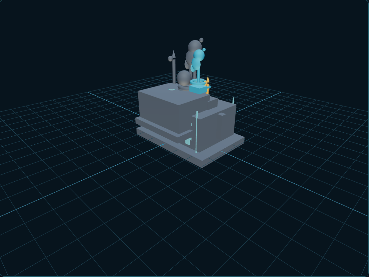 MeshLab render preview of Command Uplink Core